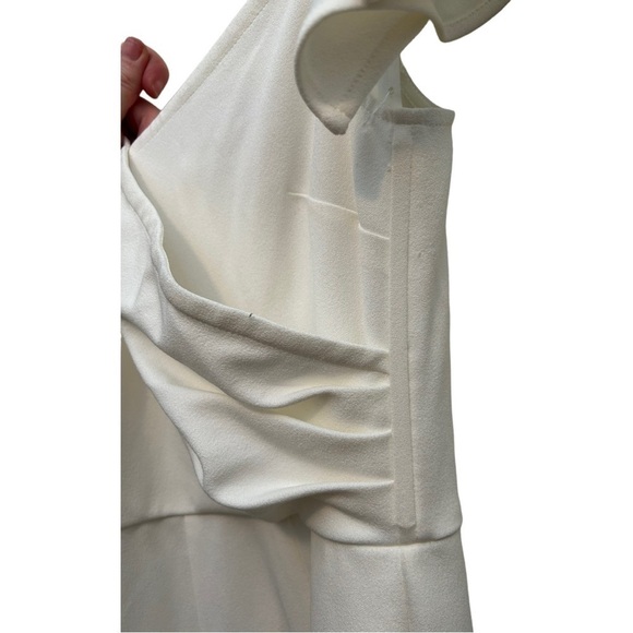 CHELSEA 28 OFF THE SHOULDER JUMPSUIT IN IVORY CLOUD - Picture 9 of 13